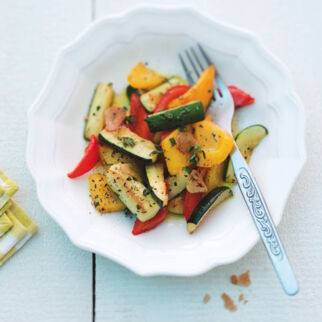 Zucchini-Paprika-Gemüse Zucchini-Paprika-Gemüse