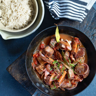 Lammpfanne mit Zimt und Oregano Lammpfanne mit Zimt und Oregano