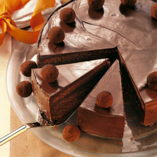 Weihnachtstrüffeltorte