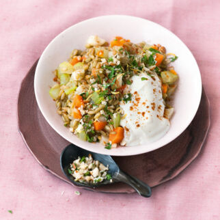 Grünkern-Gemüse-Risotto Grünkern-Gemüse-Risotto