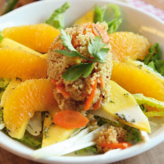Mango-Orangen-Salat mit Couscous