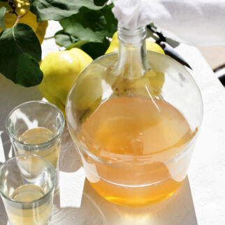 Quittenlikör Quittenlikör