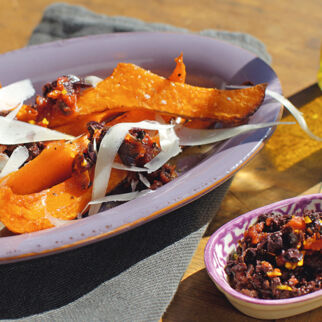 Ofenkürbis mit Parmesan Ofenkürbis mit Parmesan