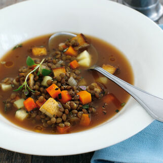 Linseneintopf nach Hausfrauenart Linseneintopf nach Hausfrauenart