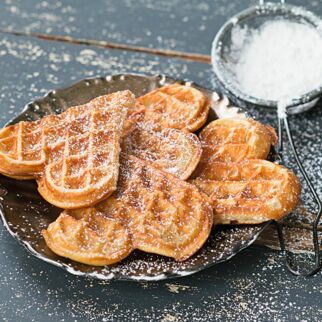 Hirsewaffeln Hirsewaffeln