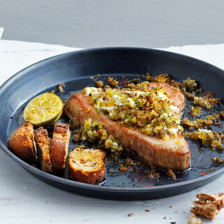 Limetten-Thunfisch mit Feta