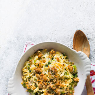 Überbackene Quarkspätzle