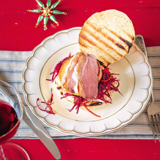 Weihnachts-Burger Weihnachts-Burger