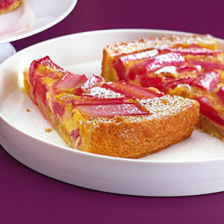 Rhabarberkuchen Rhabarberkuchen