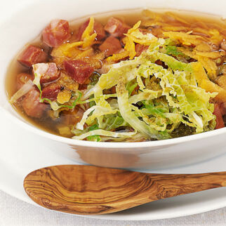 Wirsingtopf mit Chorizo Wirsingtopf mit Chorizo