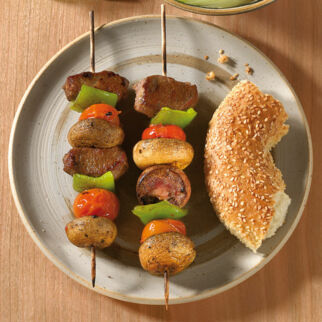 Türkisches Lamm-Schaschlik