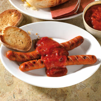 Grillwürste mit kreolischer Sauce Grillwürste mit kreolischer Sauce