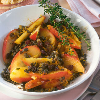 Currylinsen mit Apfel Currylinsen mit Apfel