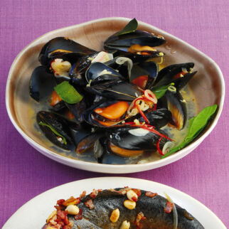 Muscheln im Zitronensud Muscheln im Zitronensud