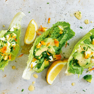 Avocadosalat mit Ei Avocadosalat mit Ei