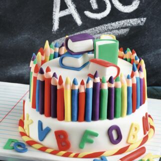 Buntstift Torte zur Einschulung