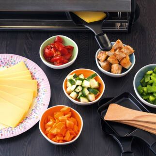 Raclette für Kinder mit mildem Käse