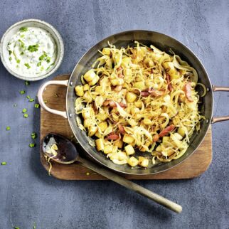 Bratkartoffel-Kraut-Pfanne Bratkartoffel-Kraut-Pfanne