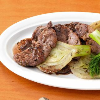 Lamm mit Fenchel und Rosmarinkartoffeln Lamm mit Fenchel und Rosmarinkartoffeln