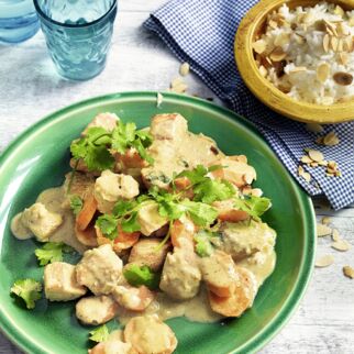 Puten-Mandel-Curry Puten-Mandel-Curry