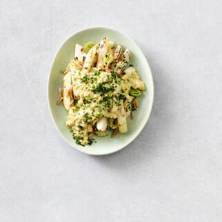 Kohlrabi mit Linsencreme Kohlrabi mit Linsencreme