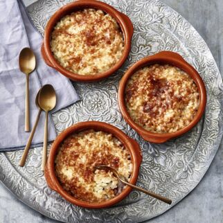 Fırında Sütlaç - Milchreis aus dem Ofen Fırında Sütlaç - Milchreis aus dem Ofen