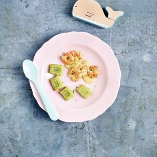 Brokkoli-Gnocchi mit Garnelensauce Brokkoli-Gnocchi mit Garnelensauce