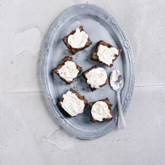 Brownies mit Chai-Frosting Brownies mit Chai-Frosting