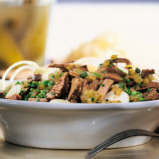 Rindfleischsalat mit Kernöl Rindfleischsalat mit Kernöl