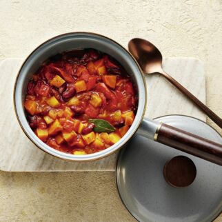 Paprika-Kidneybohnen-Topf