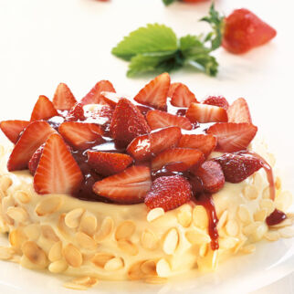 Klassischer Erdbeerkuchen