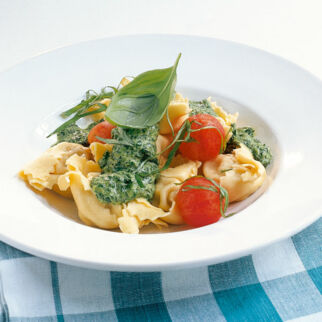 Spinat-Tortellini Spinat-Tortellini