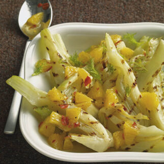 Fenchel mit Orangen-Chili-Vinaigrette