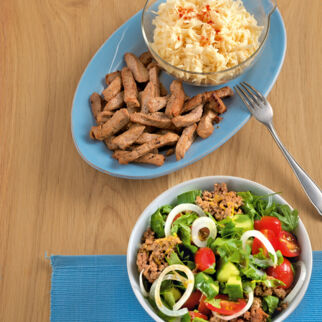 Schweinefilet mit Selleriesalat