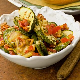 Gegrillter Zucchinisalat Gegrillter Zucchinisalat