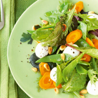 Bunter Gemüse-Blattsalat Bunter Gemüse-Blattsalat