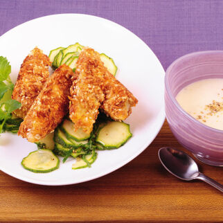 Seelachs-Sticks mit Meerrettich-Dip Seelachs-Sticks mit Meerrettich-Dip