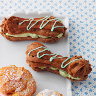 Schoko-Minz-Eclairs