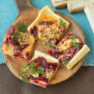 Rote Bete-Schnitten Rote Bete-Schnitten