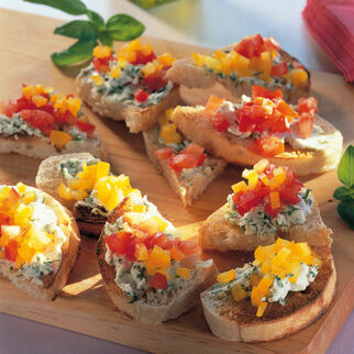 Bunte Gemüse-Crostini Bunte Gemüse-Crostini