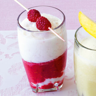 Himbeer-Kokos-Cocktail Himbeer-Kokos-Cocktail