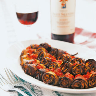 Auberginenröllchen Auberginenröllchen