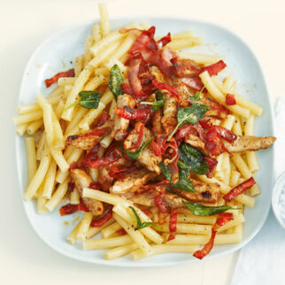Pasta »Saltimbocca« Pasta »Saltimbocca«