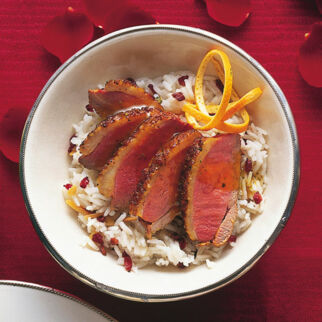 Entenbrust mit Berberitzenreis Entenbrust mit Berberitzenreis