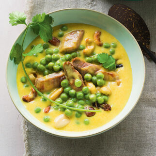 Erbsencurry mit Geschnetzeltem Erbsencurry mit Geschnetzeltem