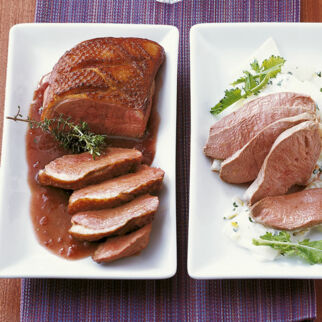 Entenbrust mit Portweinsauce Entenbrust mit Portweinsauce