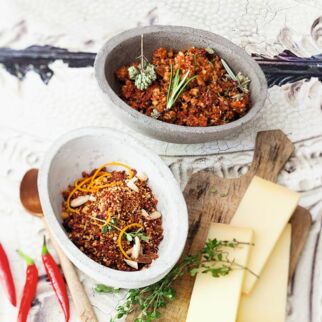 Zweierlei Würzstreusel Zweierlei Würzstreusel