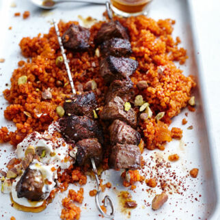 Türkische Rindfleischspieße Türkische Rindfleischspieße