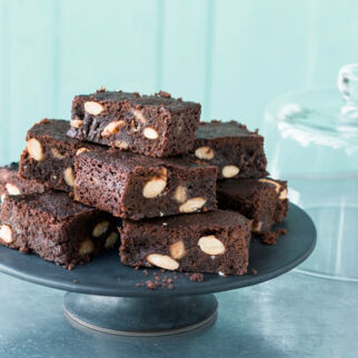 Toffee Almond Brownies Toffee Almond Brownies