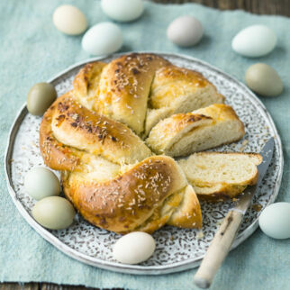 Kokos-Maracuja-Osterkranz Kokos-Maracuja-Osterkranz